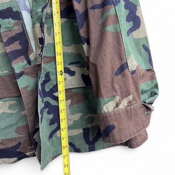 90s US Army Tactical Combat Woodland BDU Streetwear Jacket Sergeant Rakkasans XL - Picture 7 of 13